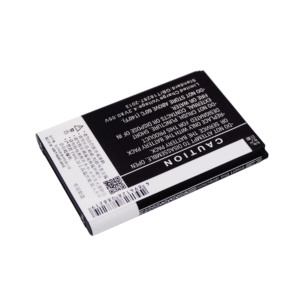 Cameron Sino X-Longer replacement smartphone battery 1150mAh - safety label back