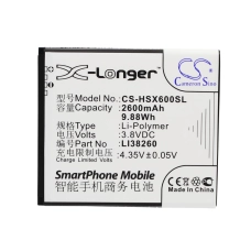 Reemplazo de batería compatible para Hisense LI38260