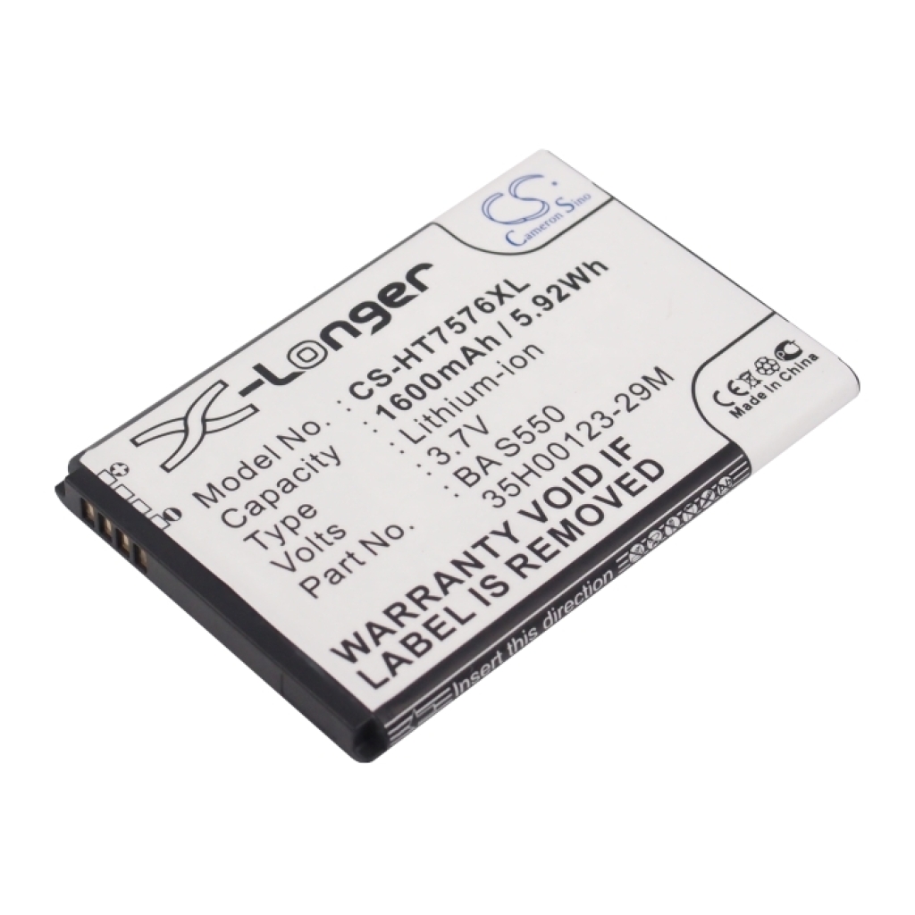 Batería del teléfono móvil HTC CS-HT7576XL