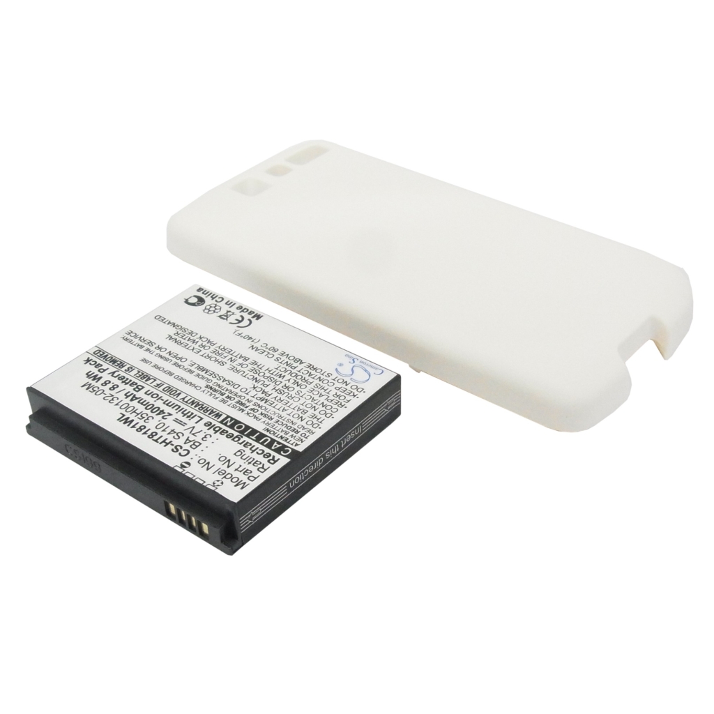 Cameron Sino CS-HT8181WL batería extendida con tapa trasera blanca: 2400mAh
