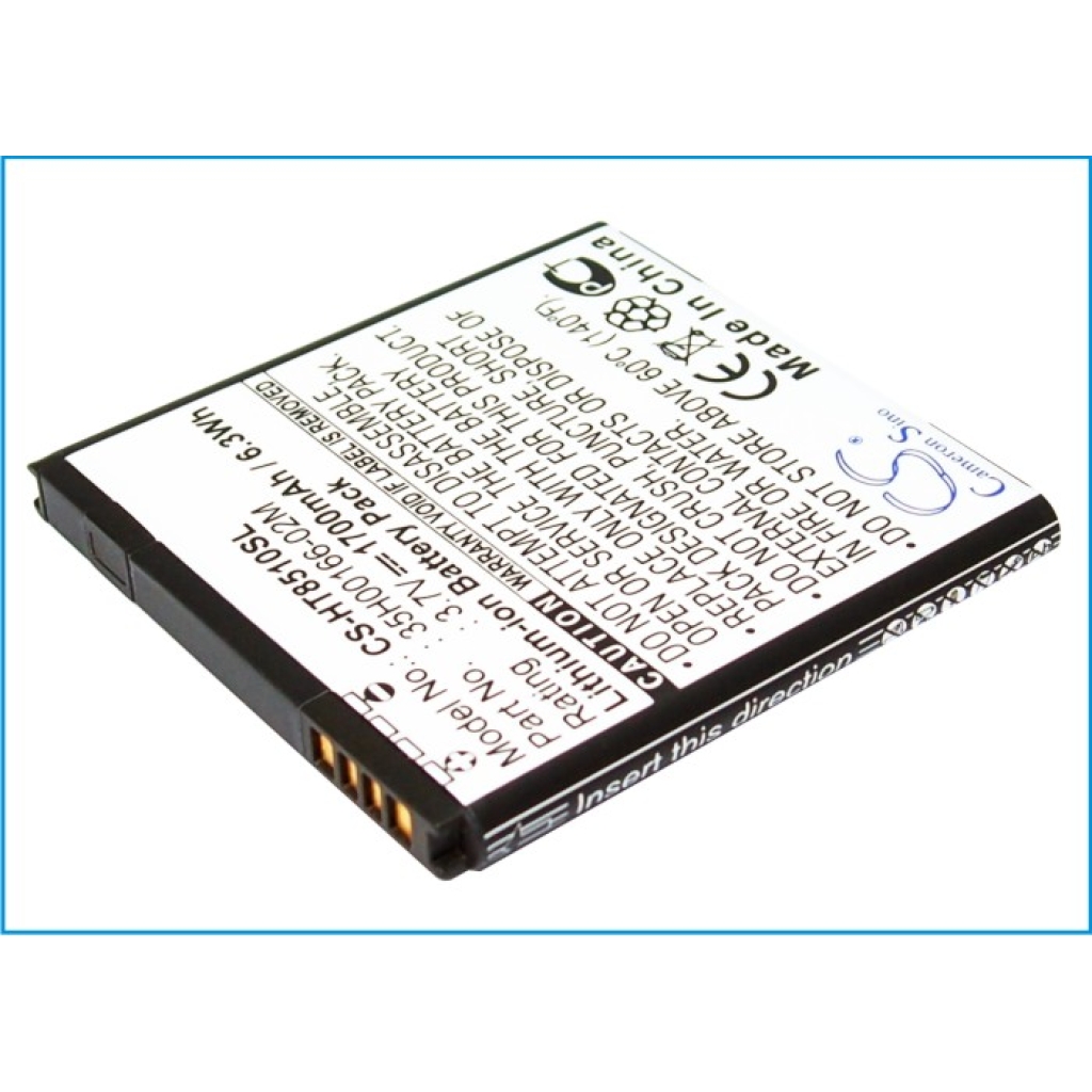 Batería compatible con HTC T-Mobile CS-HT8510SL