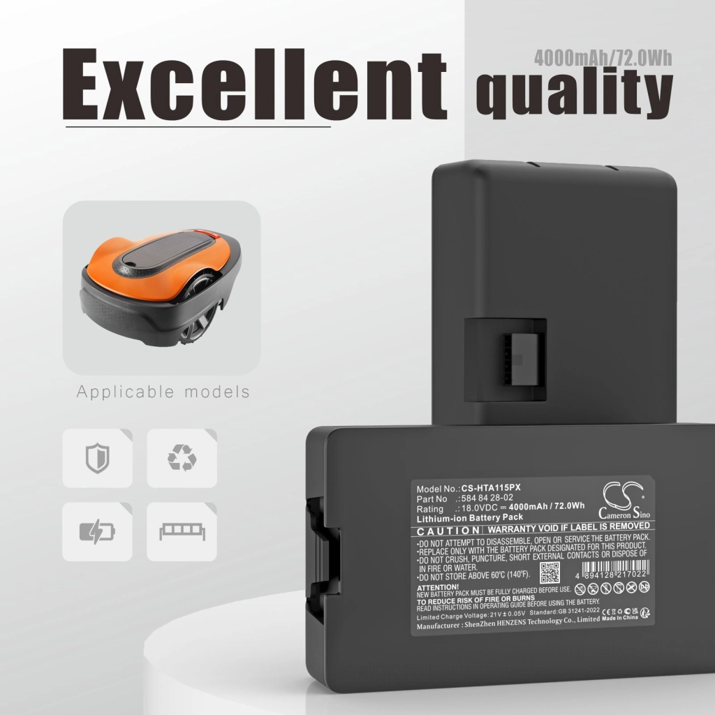 Power Tools Battery Mcculloch CS-HTA115PX