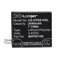 Reemplazo de batería compatible para HTC 35H00222-00M,35H00222-01M,B0P9O100,BOP90100