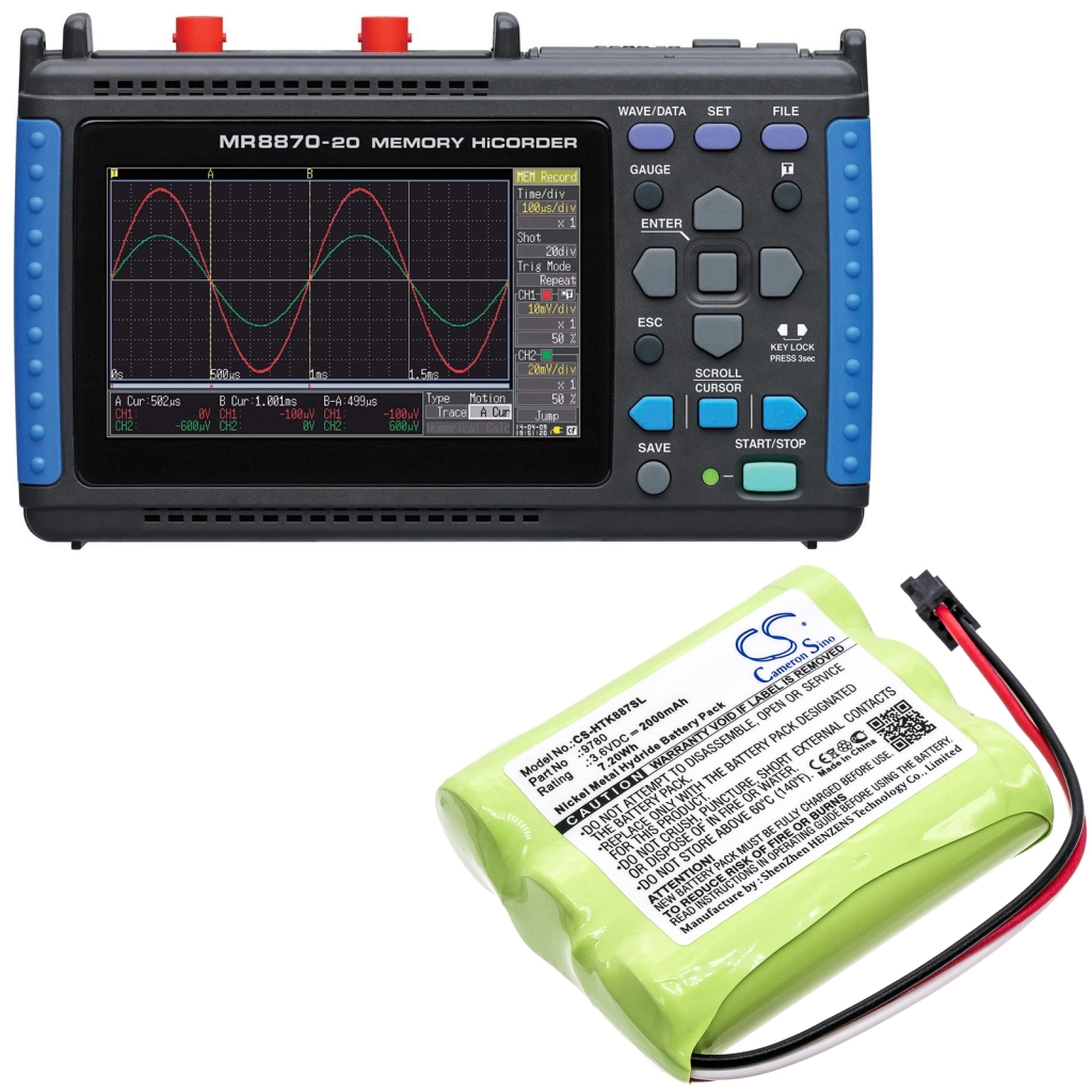 Batería para herramientas eléctricas Hioki CS-HTK887SL