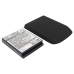 Cameron Sino CS-HTM4XL batería Li-ion con tapa trasera extendida plana negra para HTC: 3,7V 2400mAh Li-ion