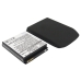 Cameron Sino CS-HTM4XL etiqueta de especificaciones de batería con tapa trasera extendida plana negra: 3,7V 2400mAh Li-ion