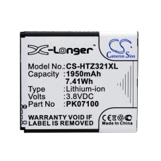 Reemplazo de batería compatible para HTC 35H00189-00M,35H00189-02M,HTI13UAA,PK07100