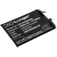 Reemplazo de batería compatible para Huawei HB386689ECW