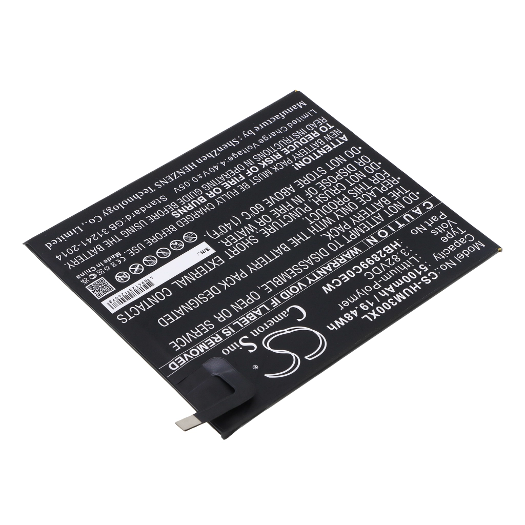 Batería de la tableta Huawei CS-HUM300XL