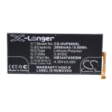 Reemplazo de batería compatible para Huawei HB3447A9EBC,HB3447A9EBW