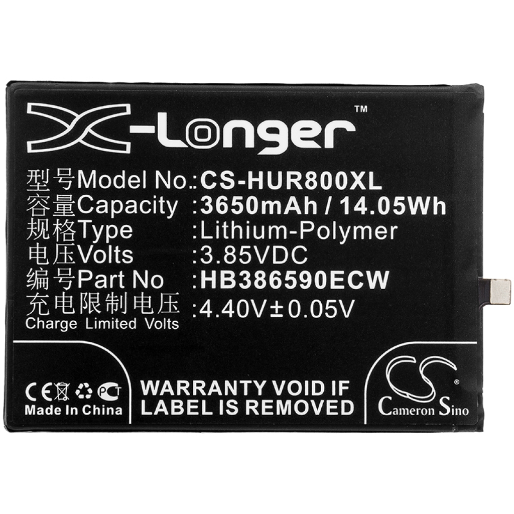 Batería del teléfono móvil Huawei CS-HUR800XL