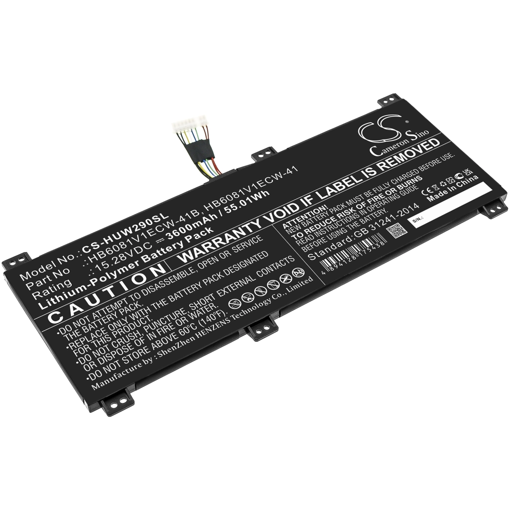 Batería para portátil Huawei CS-HUW290SL