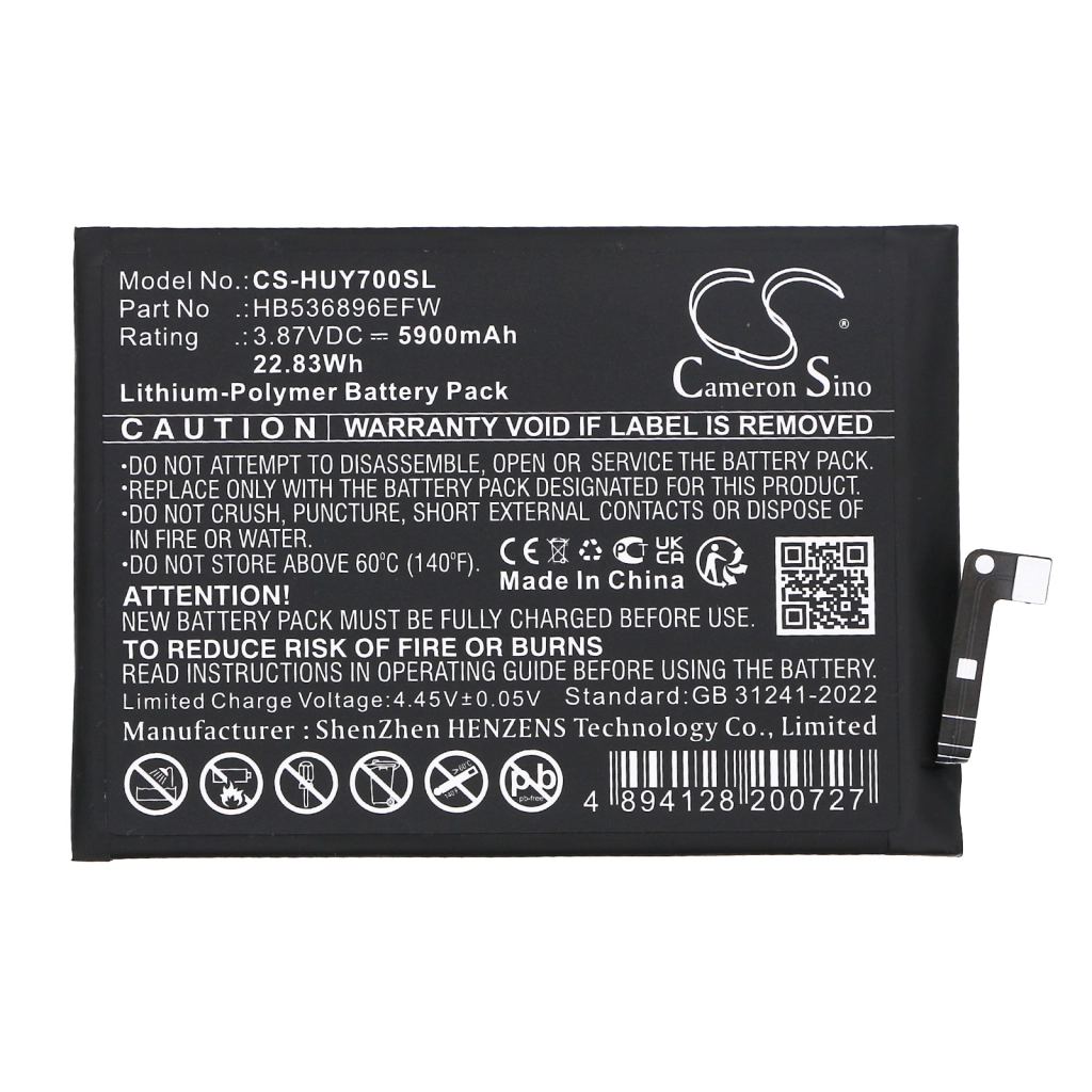 Batería del teléfono móvil Huawei CS-HUY700SL