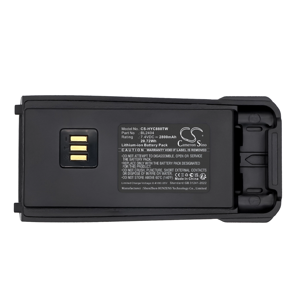Two-Way Radio Battery Hytera CS-HYC880TW