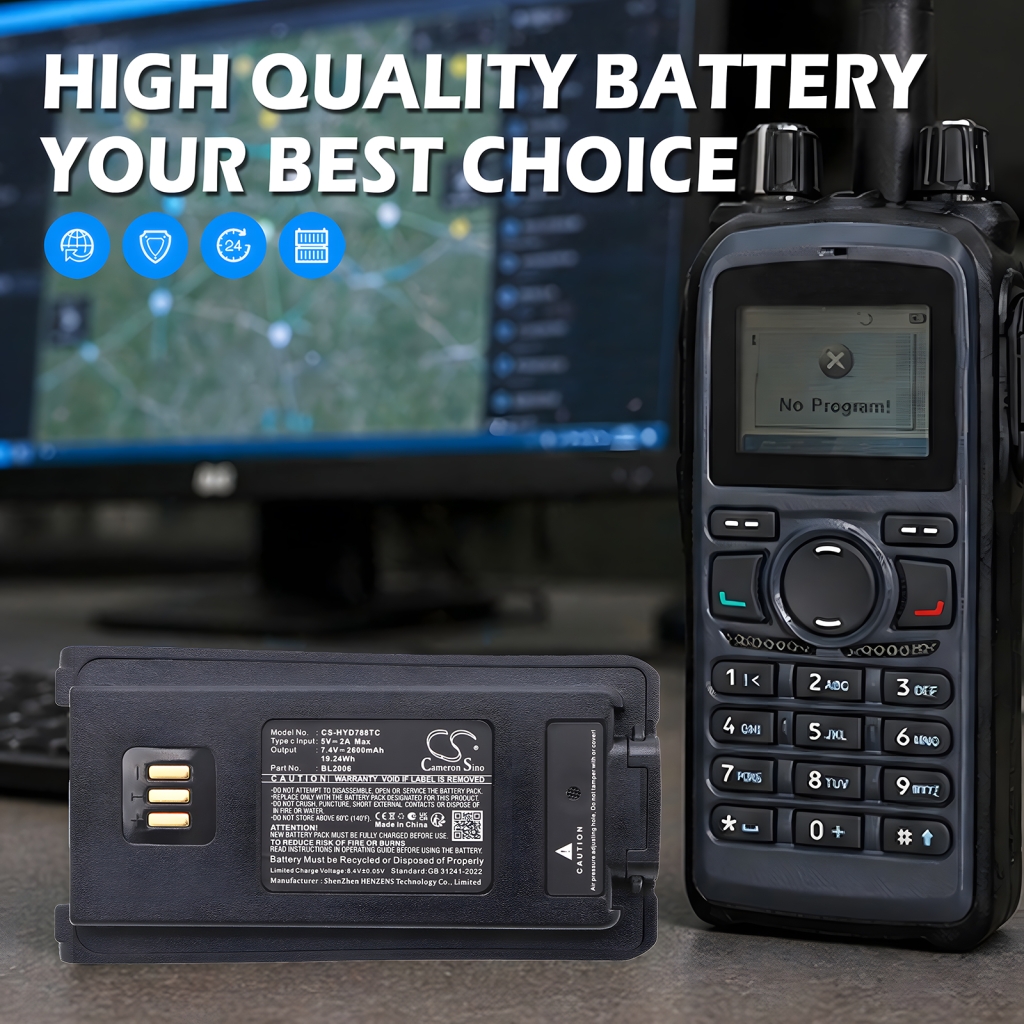 Battery for HYT PD782V-1-RFB