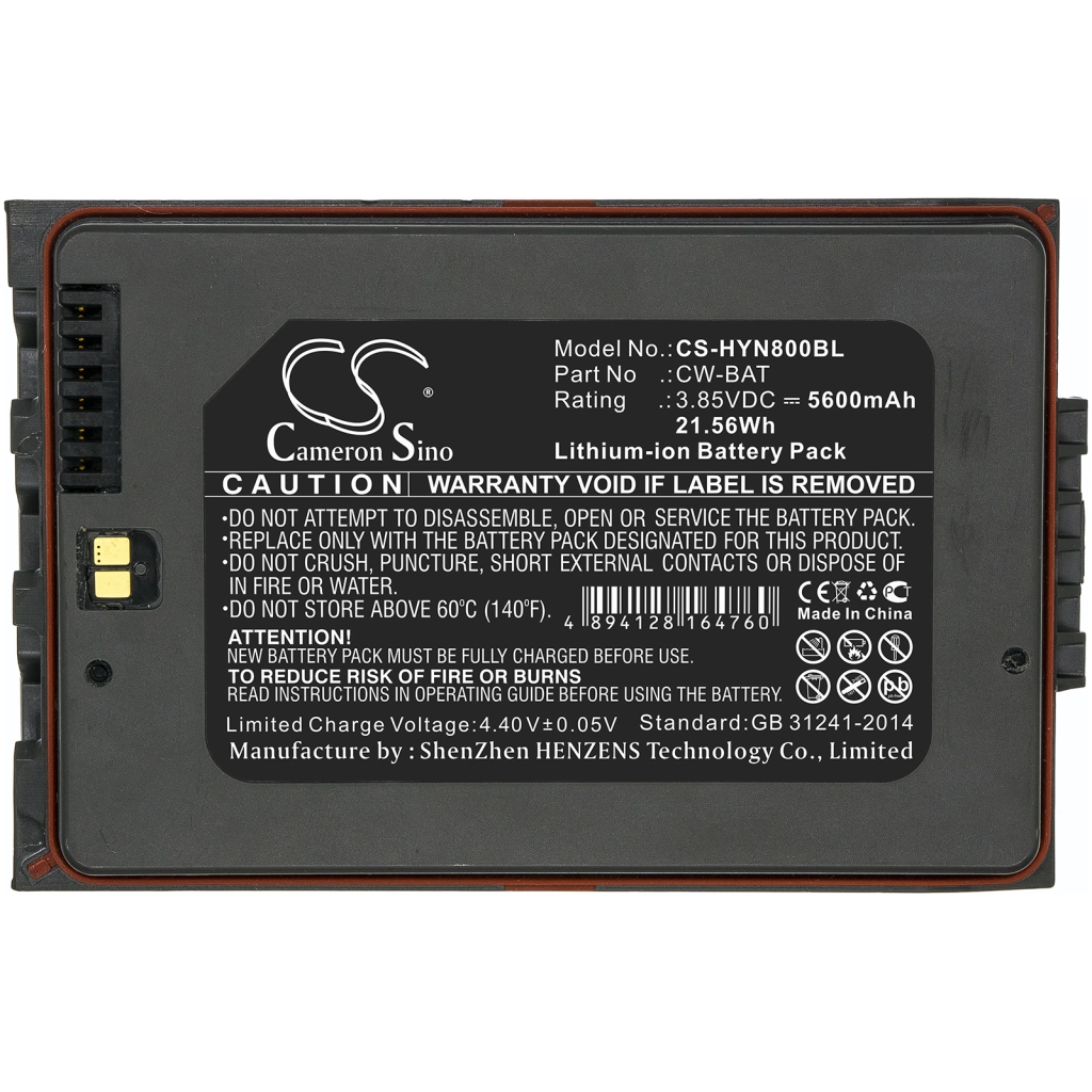 Batería de código de barras, escáner Honeywell CS-HYN800BL