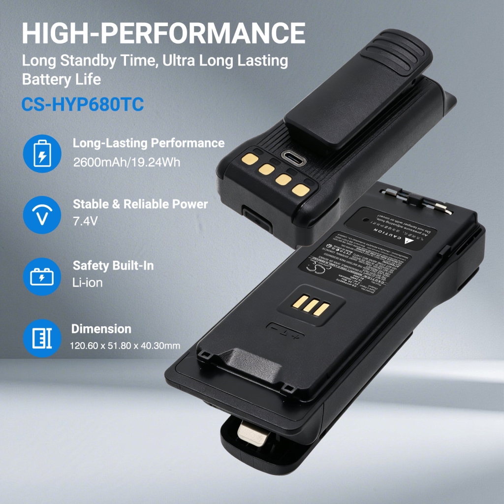 Battery compatible with Hytera