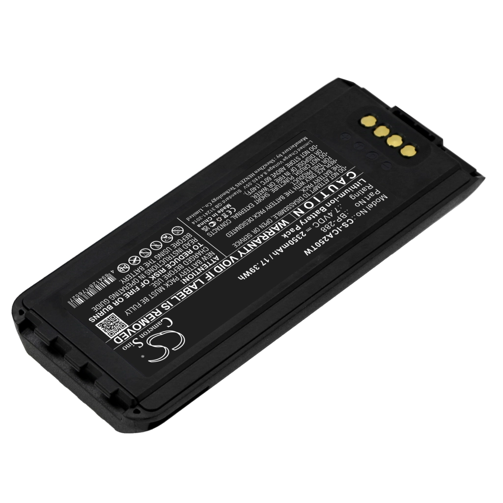 Batería de radio de dos vías Icom CS-ICA250TW