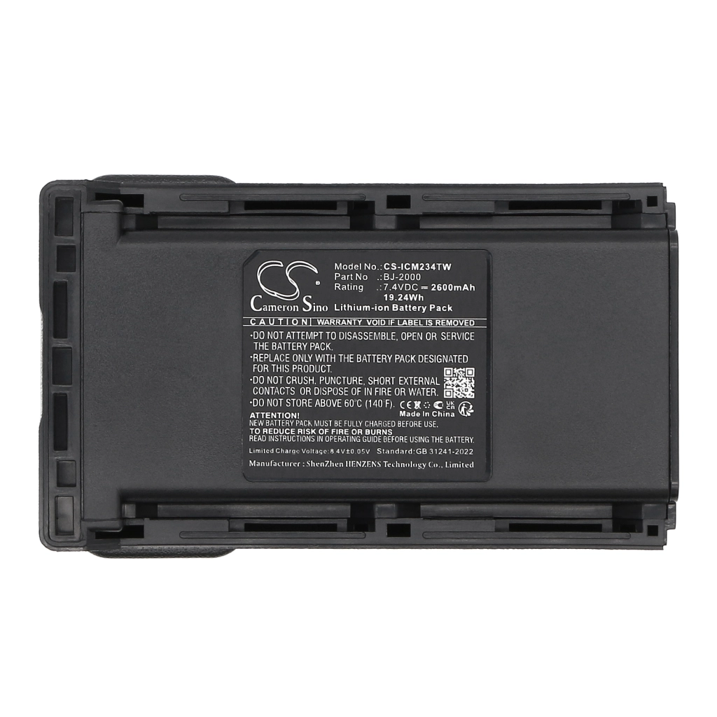 Batería de radio de dos vías Icom IC-F3062