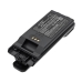 Cameron Sino CS-ICM284TC 7.4V 3500mAh marketing image with Icom IC-F3400D radio