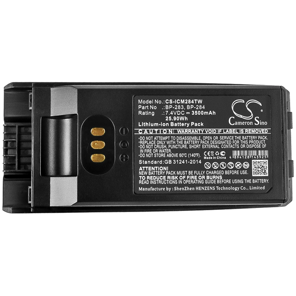 Batería de radio de dos vías Icom IC-F3400