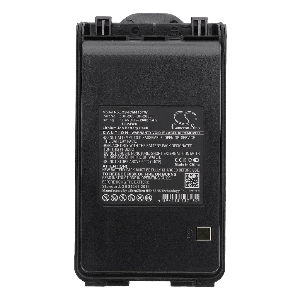Batería de radio de dos vías Icom IC-F4003