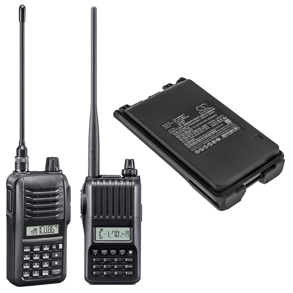 Batería de radio de dos vías Icom IC-T70E