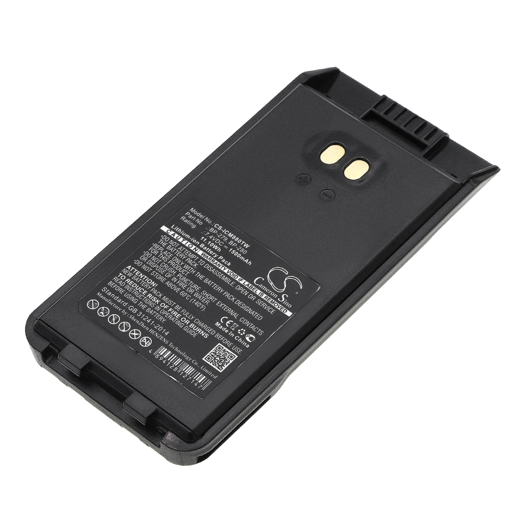 Two-Way Radio Battery Bearcom IC-F2000S