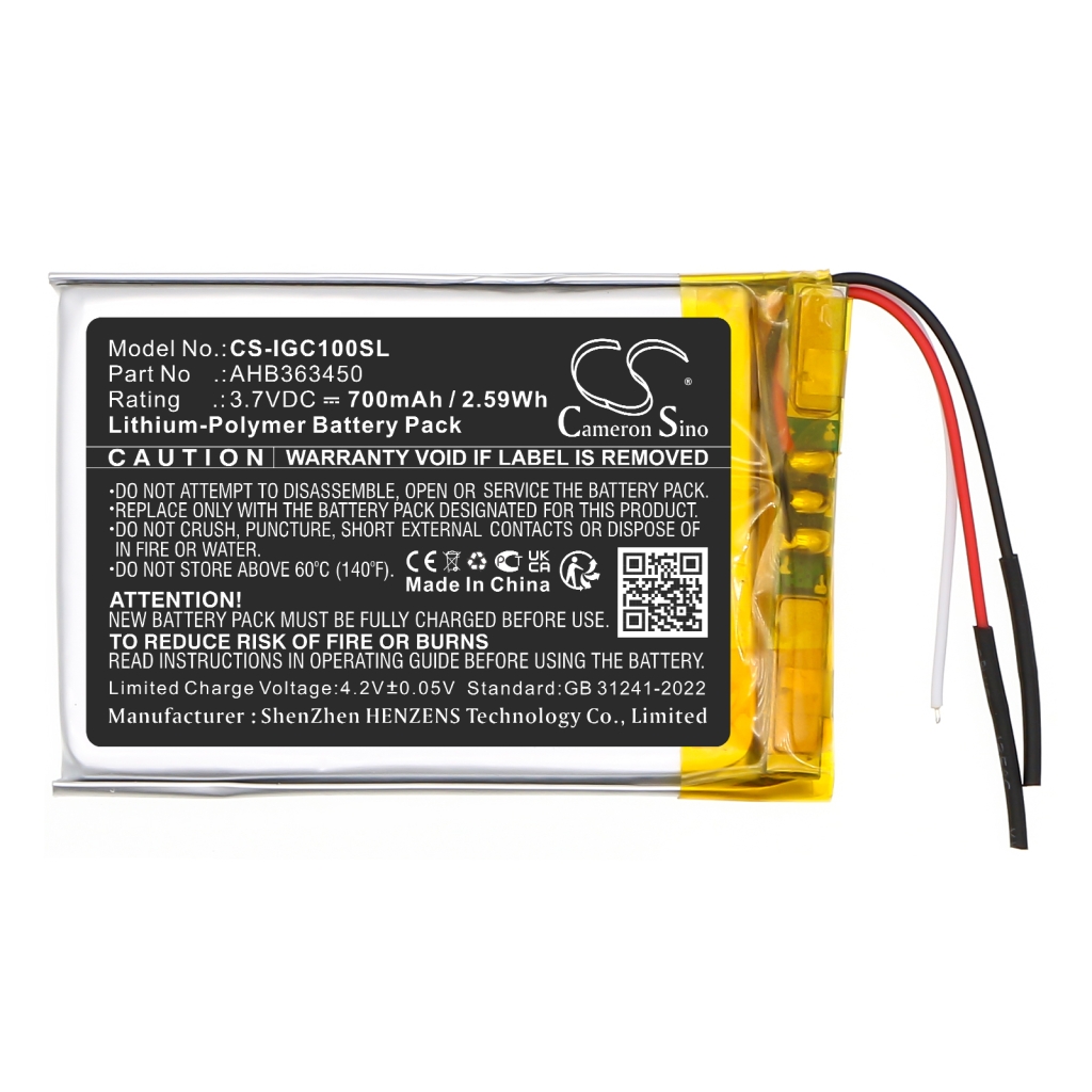 GPS, Batería del Navegador Igpsport CS-IGC100SL