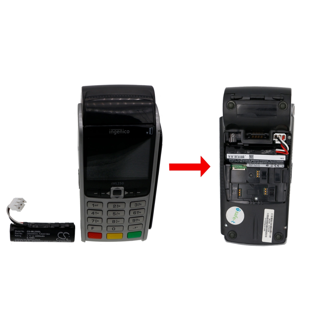 Payment Terminal Battery Ingenico iWL220 GPRS