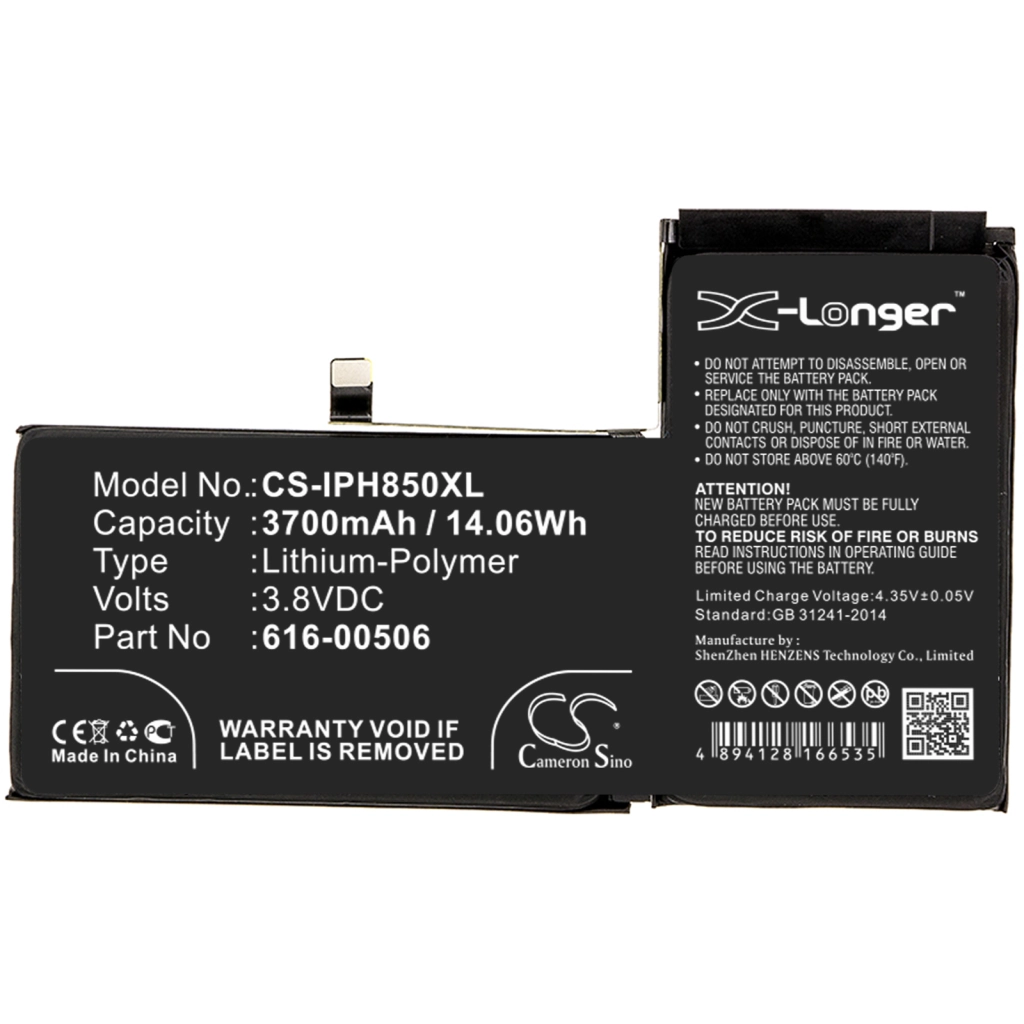 Batería del teléfono móvil Apple CS-IPH850XL