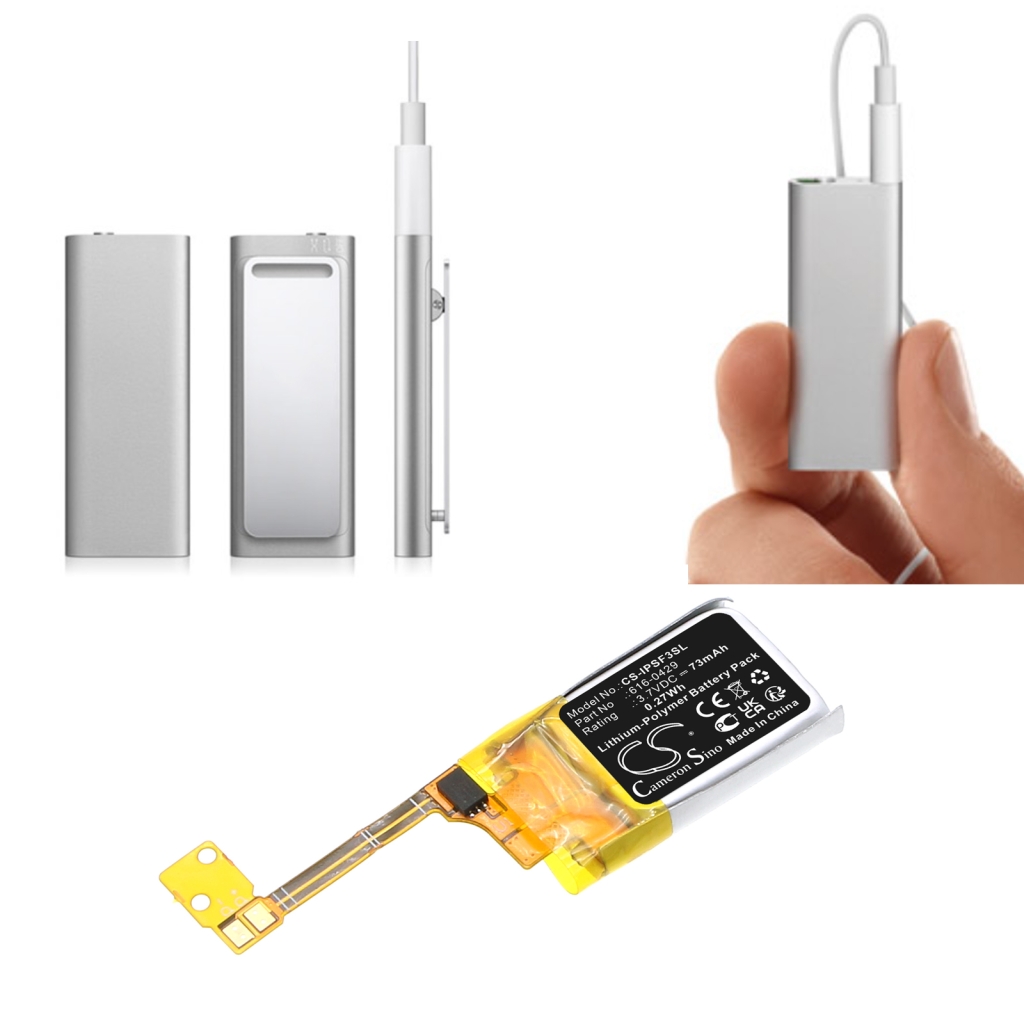 MP3, MP4, PMP Batería Apple CS-IPSF3SL