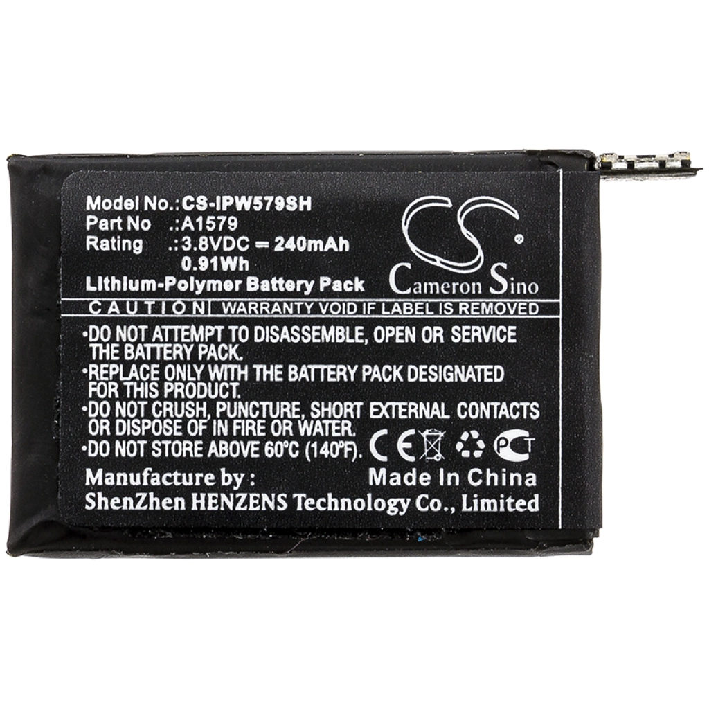 Compatible battery replacement for Apple A1579
