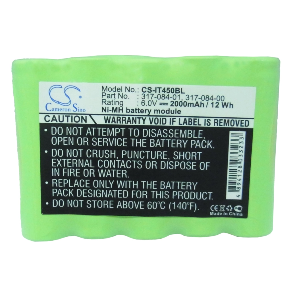 Batería de código de barras, escáner Intermec CS-IT450BL