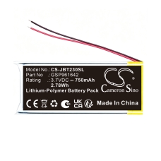 Compatible battery replacement for Jbl GSP961642