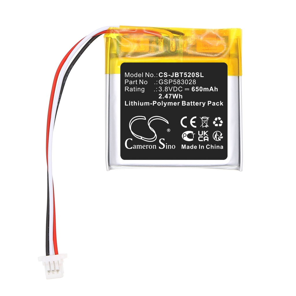 Batería para auriculares inalámbricos Jbl CS-JBT520SL