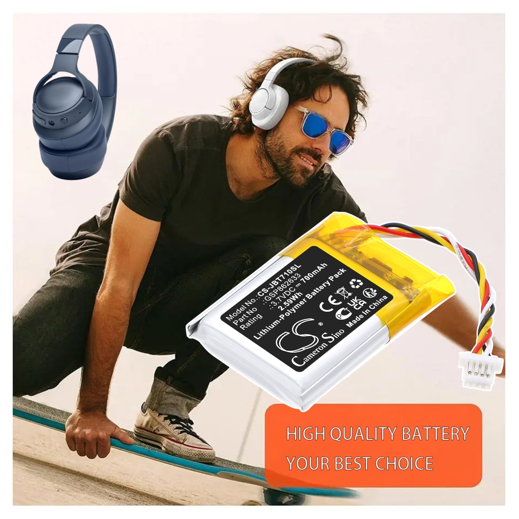 Batería para auriculares inalámbricos Jbl CS-JBT710SL