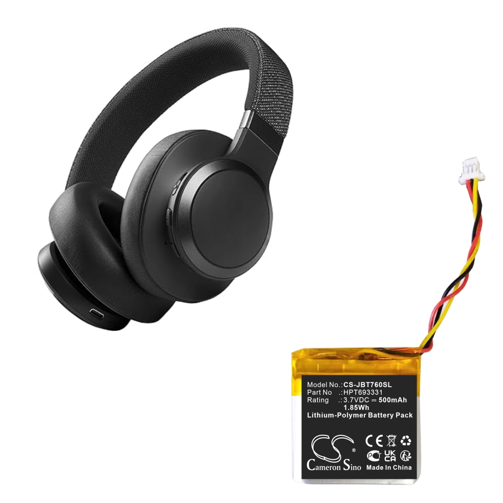 Batería para auriculares inalámbricos Jbl CS-JBT760SL
