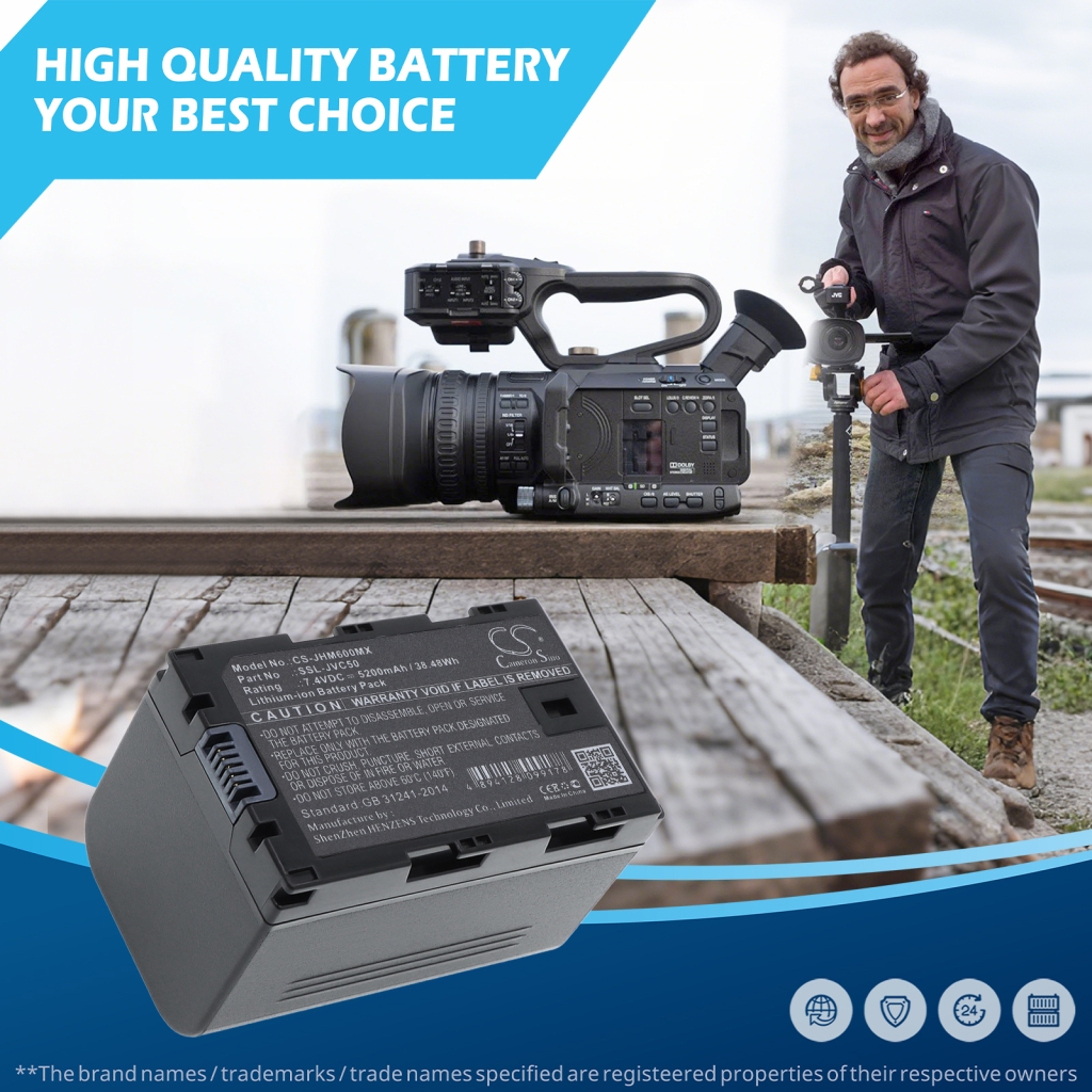 Batería compatible con JVC CS-JHM600MX