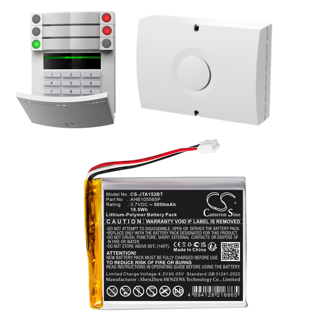 Home Security Camera Battery Jablotron CS-JTA152BT
