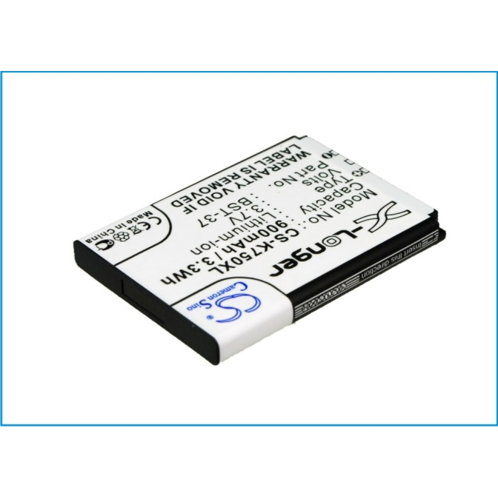 Batería compatible con Sony Ericsson CS-K750XL