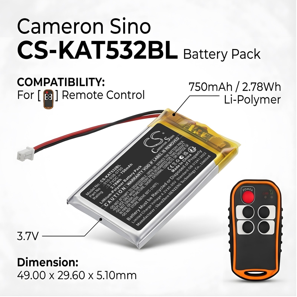 Batería compatible con Kar-tech CS-KAT532BL