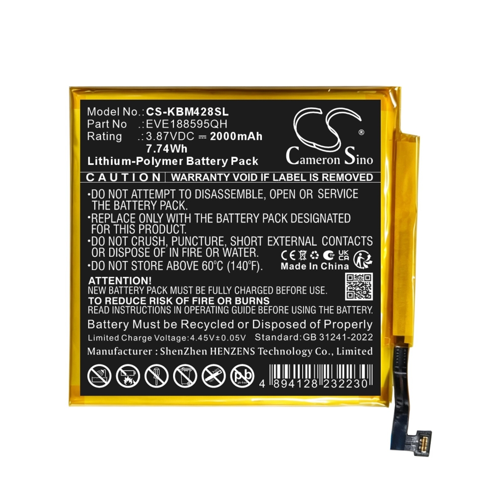 Baterías compatible con Kobo Libra Colour Colour 7-inch color e-reader CS-KBM428SL