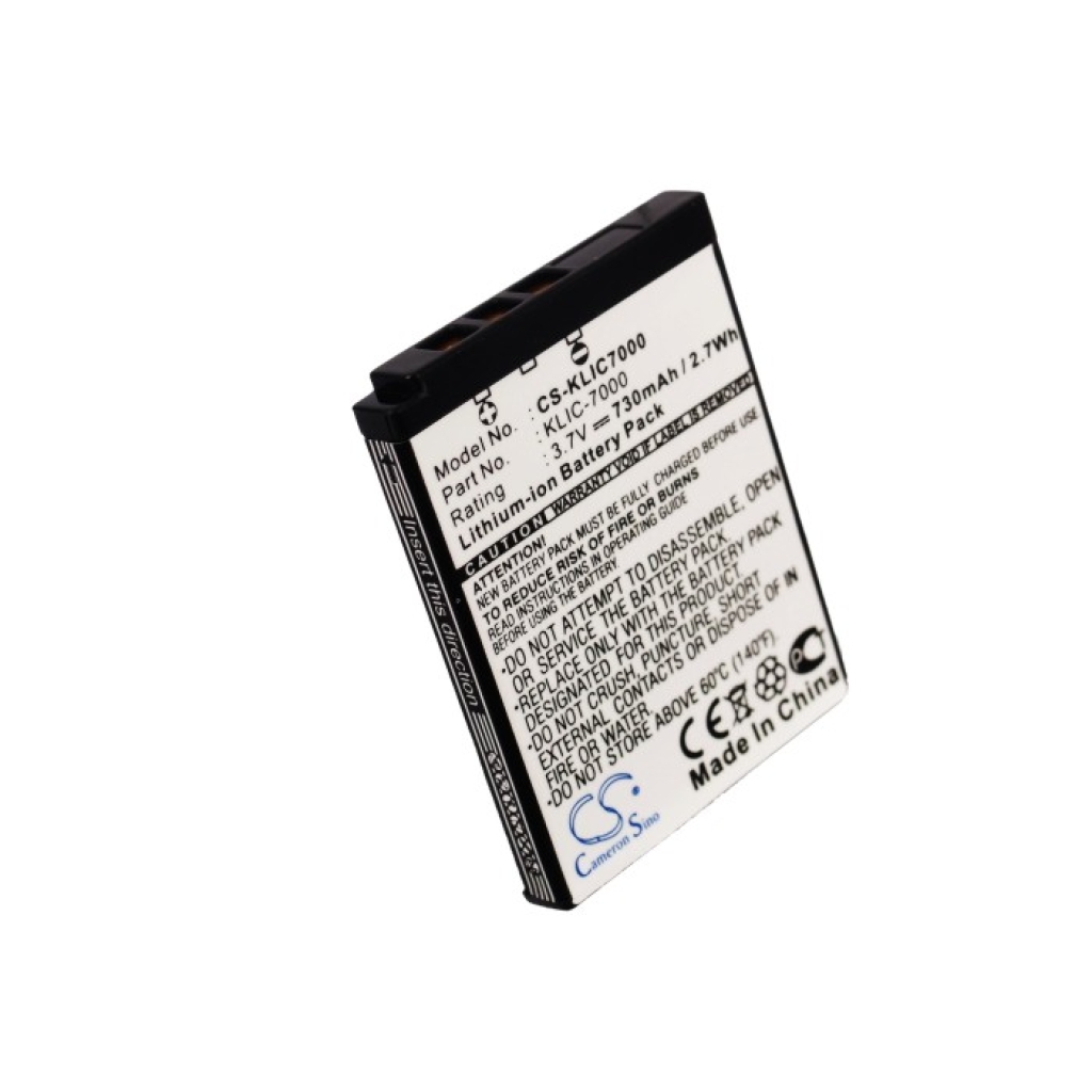 Batería compatible con KODAK CS-KLIC7000