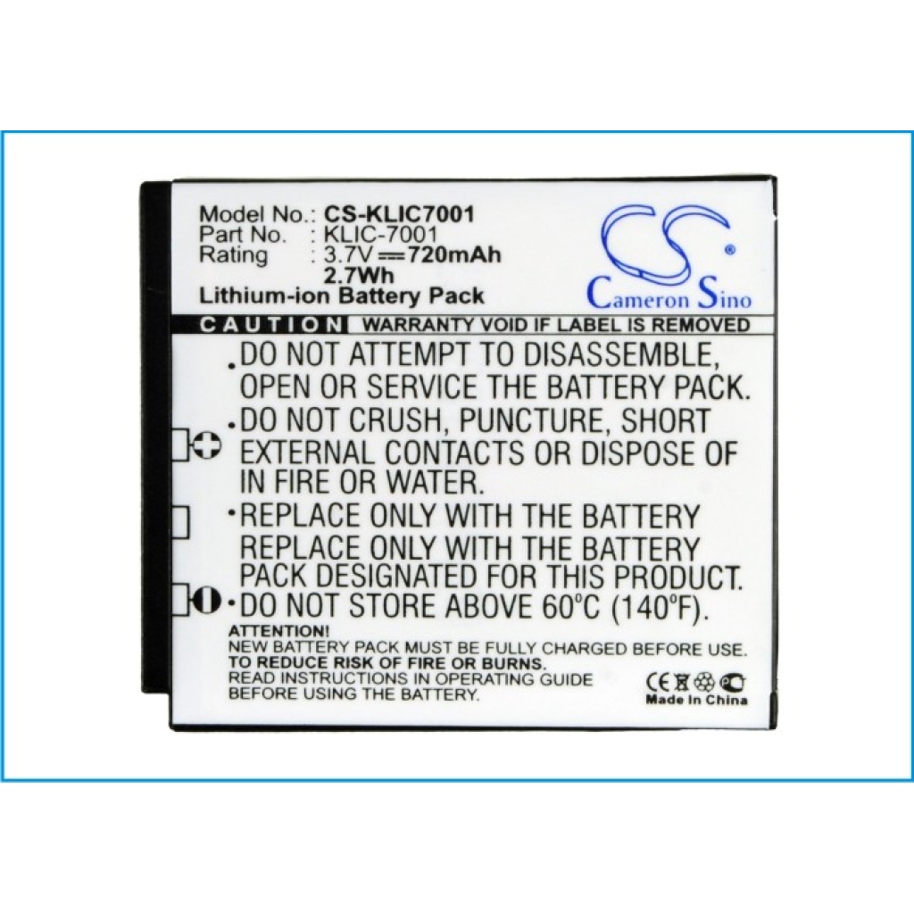 Camera Battery Jenoptik 10.0Z3SS