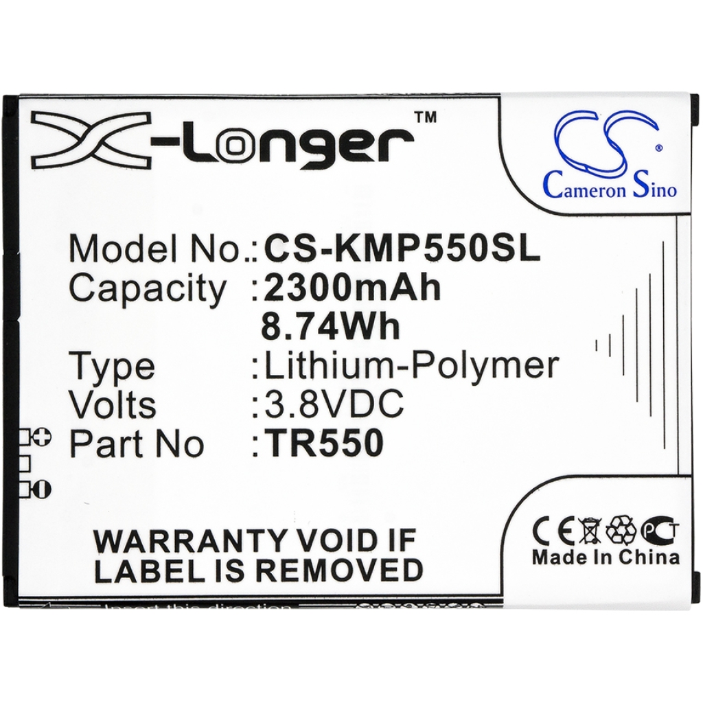 Batería compatible con Kazam CS-KMP550SL