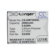 CS-KMT260SL<br />Baterías para  reemplaza la batería KXX60-FHABC009886