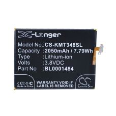 Reemplazo de batería compatible para Kazam BL0001484