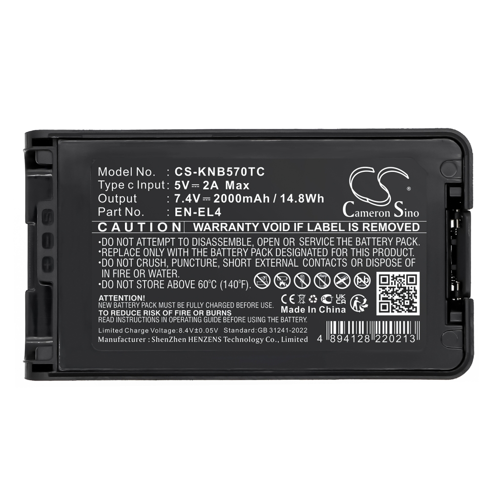 Batería de radio de dos vías Kenwood TK-3173