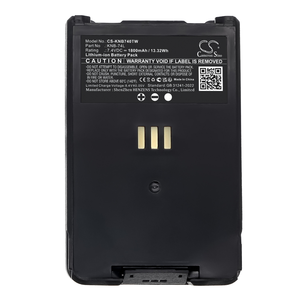Two-Way Radio Battery Kenwood CS-KNB740TW